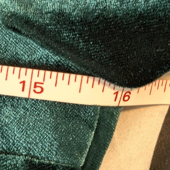 Holiday Dress Green Velvet Babydoll 2 Antonio Melanie - Picture 9 of 11